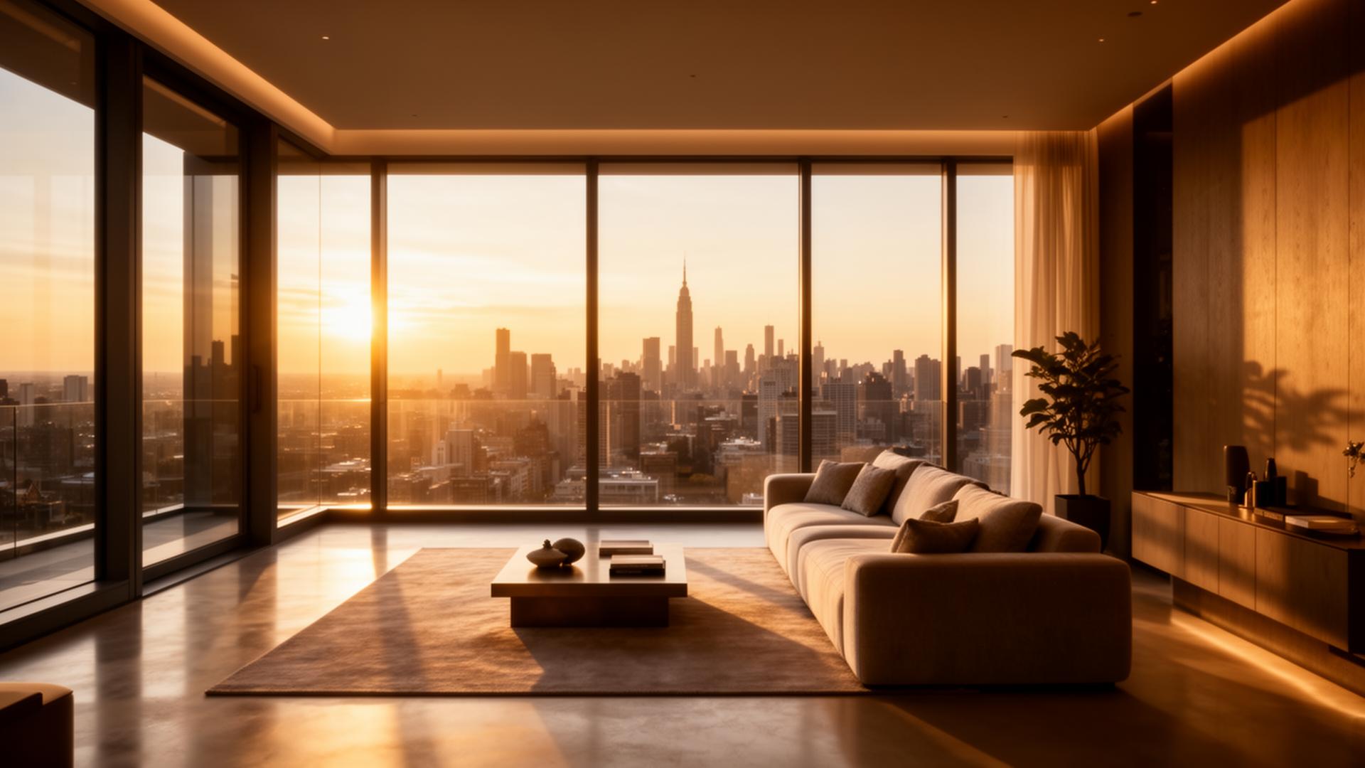 Penthouse al tramonto